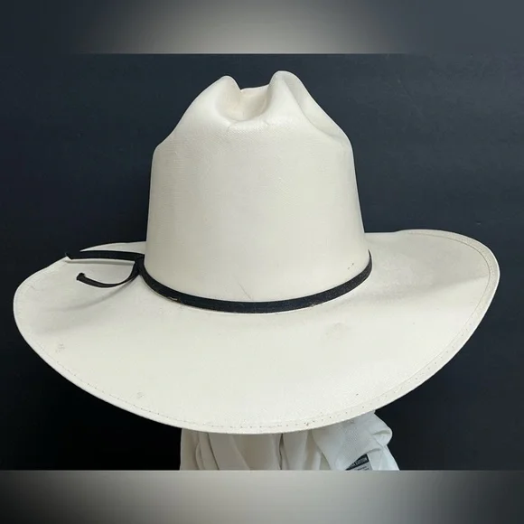 Sombrero White Diamonds 100X Estilo Sinaloa San Judas 7 1/8 - Western Cowboy Hat